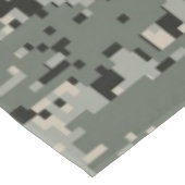 クラシック軍隊デジタル迷彩柄パターン テーブルクロス (アングル)