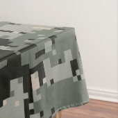 クラシック軍隊デジタル迷彩柄パターン テーブルクロス (インサイチュ)
