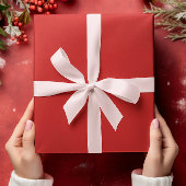 クラシック転が色 – クラシック赤 – 無地の ラッピングペーパー