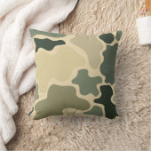 クラシック迷彩パターン クッション (ブランケット)