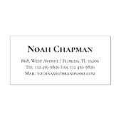 クラシック連絡情報プロフェッショナル名 セルフインキングスタンプ (デザイン)