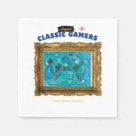 クラシック遊ゲームバースデーパーティークールナプキンス スタンダードカクテルナプキン