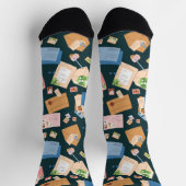 クラシック郵便 ソックス (上部)