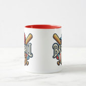 クラシック野球の要スタイリッシュ素/レトロ伝説 マグカップ (中央)