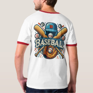 クラシック野球の要スタイリッシュ素/レトロ伝説 Tシャツ
