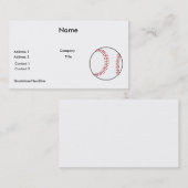 クラシック野球デザイン 名刺 (正面/裏面)