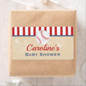 クラシック野球ベイビーシャワー特典ラベル ラベル (インサイチュ)