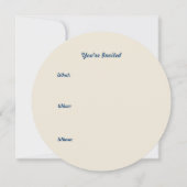 クラシック野球招待状 招待状 (裏面)