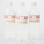 クラシック野球用ベビーシャワー水ボトルラベル ペットボトルラベル (ボトル)