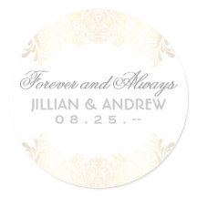 クラシック金ゴールドエレガントモノグラムの好意クラシック