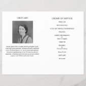 クラシック金ゴールドクロスエレガント、折り畳み式 チラシ (裏面)