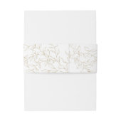 クラシック金ゴールドグ結婚レリー 招待状ベリーバンド (裏面例)