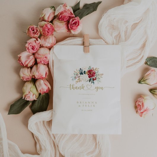 クラシック金ゴールドフローラありがとうご結婚ざう フェイバーバッグ