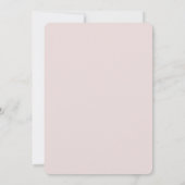 クラシック金ゴールドブルゴーニュ水カラーフローラ結婚ズ 招待状 (裏面)