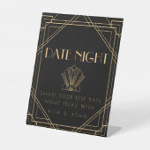 クラシック金ゴールドヴィンテージ日付JARアイディア結婚の署名 台座サイン (正面)