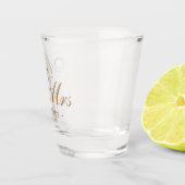 クラシック金ゴールド台本ミセスお土産結婚品 ショットグラス (右)