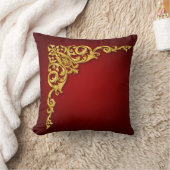 クラシック金ゴールド装飾用クッション クッション (ブランケット)
