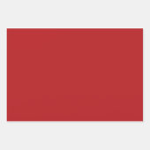 クラシック金ゴールド赤身と赤身の3ピースラップセット ラッピングペーパーシート (正面3)