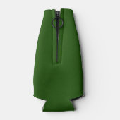 クラシック釣り島のロクールゴ – 緑/白 ボトルクーラー (裏面)