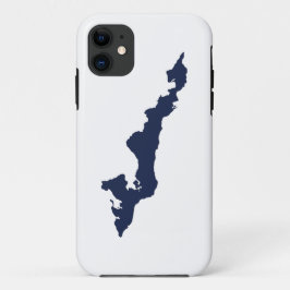 クラシック釣り島のロゴケース iPhone 11 ケース