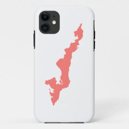 クラシック釣り島のロゴケース iPhone 11 ケース