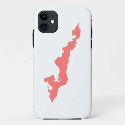 クラシック釣り島のロゴケース Case-Mate iPhoneケース (裏面)
