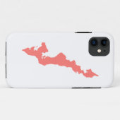 クラシック釣り島のロゴケース Case-Mate iPhoneケース (裏面(横))