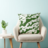 クラシック釣り島のロゴ枕 – 緑 クッション (椅子)