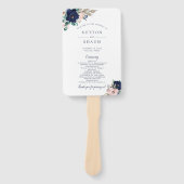 クラシック開花結婚式 プログラムファン ハンドファン (正面)