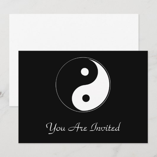 クラシック陰陽 招待状 (正面/裏面)