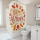 クラシック離れズ&ハッピー秋 シャワーカーテン (インサイチュ)