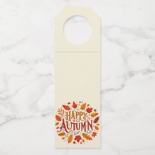 クラシック離れズ&ハッピー秋 ボトルネックタグ (正面)