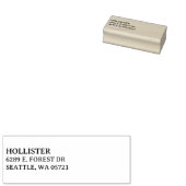 クラシック離れフォント差出人住所 ラバースタンプ (押印)