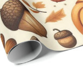 クラシック離れ/かぼちゃ/どんこ秋 ラッピングペーパー (ロールコーナー)