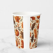 クラシック離れ/かぼちゃ/どんこ秋 紙コップ (右)