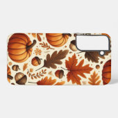 クラシック離れ/かぼちゃ/どんこ秋 SAMSUNG GALAXYケース (裏面横)