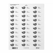 クラシック雷鳥ラベル ラベル (フルシート)