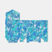 クラシック青とターコイズ絵を描 フェイバーボックス (折り畳みなし)