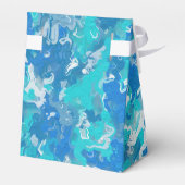 クラシック青とターコイズ絵を描 フェイバーボックス (裏面サイド)