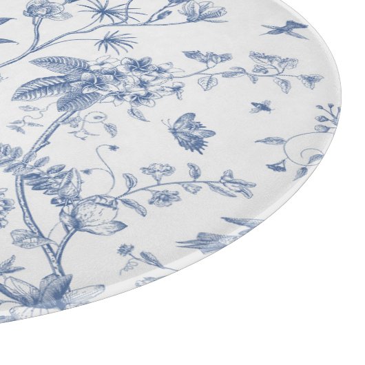 クラシック青と白のチャイノアイセリー カッティングボード (角)