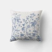 クラシック青と白のチャイノアイセリー クッション (裏面)