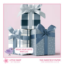 クラシック青と白のバッファローチェック