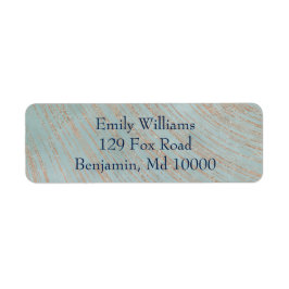 クラシック青と銅 ラベル