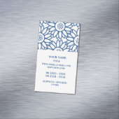 クラシック青ひまわり マグネット名刺 (インサイチュ)