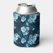 クラシック青バラ模様 缶クーラー (缶裏面)