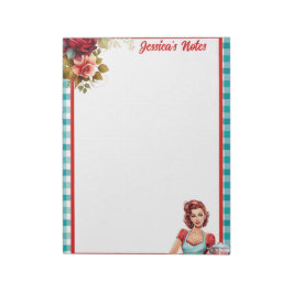 クラシック青ピンナップ ノートパッド