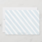 クラシック青金ゴールド賛美ボーイ《キリスト教》洗礼式や命名式 招待状 (裏面)