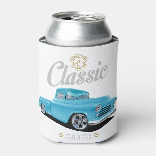 クラシック青56 缶クーラー (缶正面)