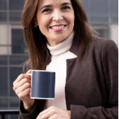 クラシック青 コーヒーマグカップ