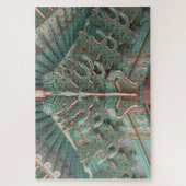 クラシック韓国のソフトカラーのアートワーク ジグソーパズル (縦)